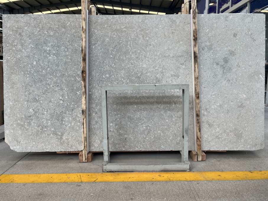 grey limestone slab