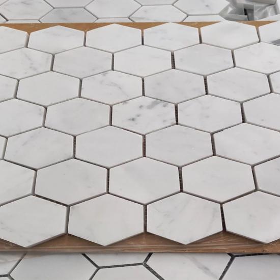 elongated hexagon Mosaic Tile