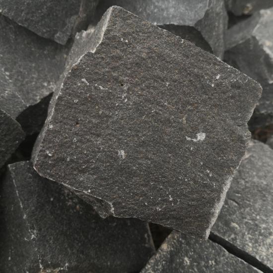 black basalt cubes